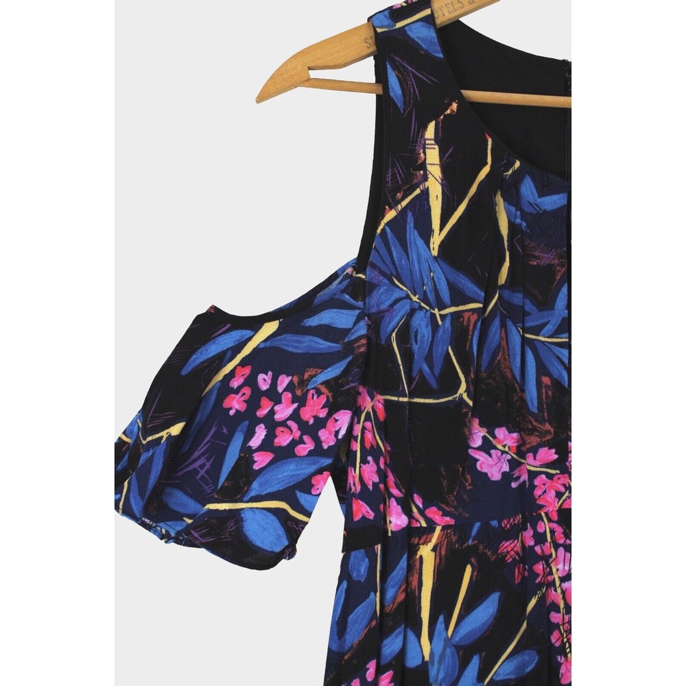 Anthropologie Maeve Elia Dress‎ size 10 Y2K Colorful Floral Fairy Whimsical - Picture 6 of 15